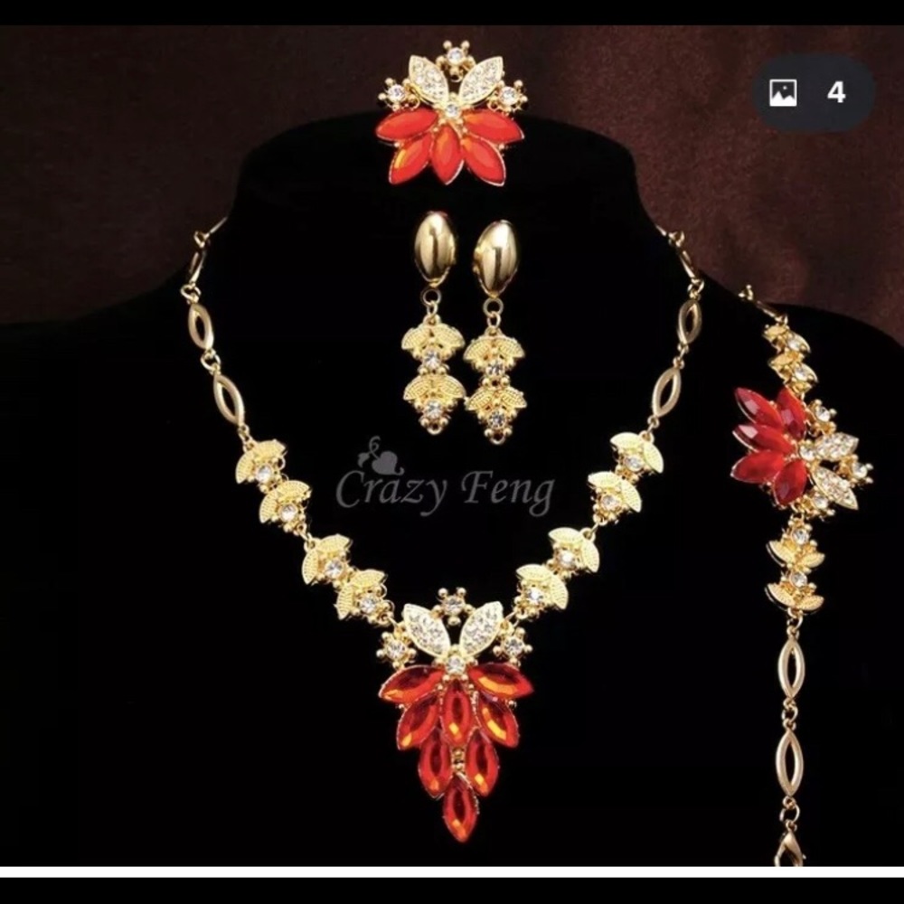 Gold Plated Crystal Sets